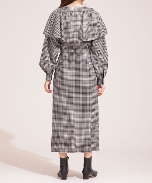 ネック ワンピース THE IRON/RUFFLED PLAID ONE PIECE ZOZOTOWN PayPayモール店 - 通販 - PayPayモール たときの