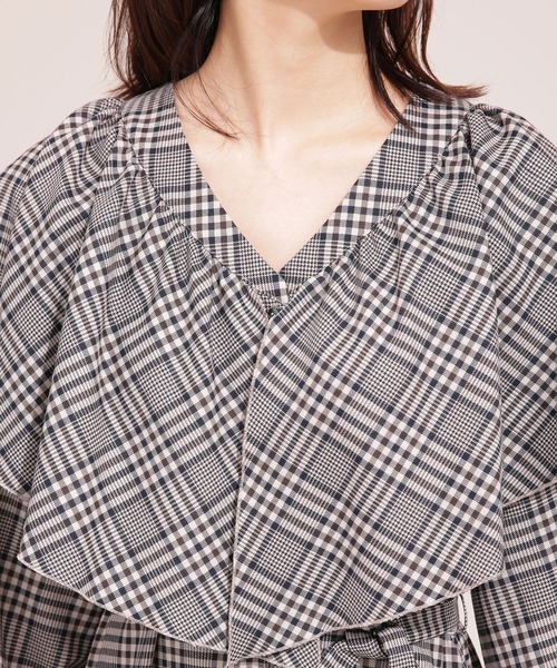 ネック ワンピース THE IRON/RUFFLED PLAID ONE PIECE ZOZOTOWN PayPayモール店 - 通販 - PayPayモール たときの