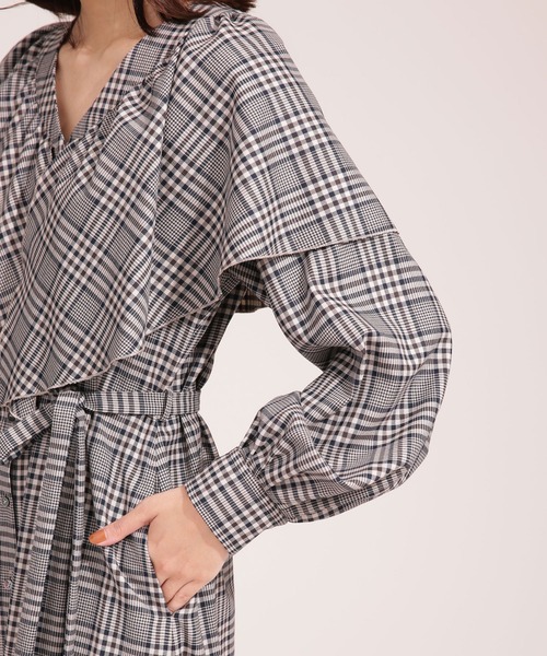 ネック ワンピース THE IRON/RUFFLED PLAID ONE PIECE ZOZOTOWN PayPayモール店 - 通販 - PayPayモール たときの