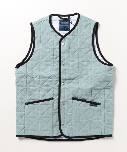 LAVENHAM ベスト ジレ GAUZE CROSS DIAMOND THORNHAM MENS