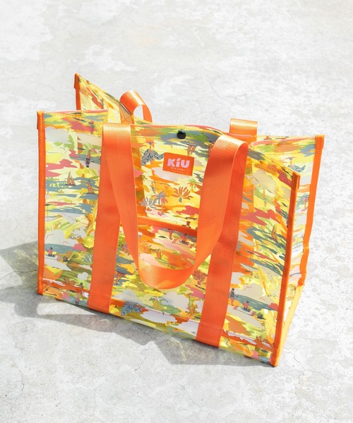 KiU（キウ） トートバッグ PVC クリアビッグトートバッグ レディース