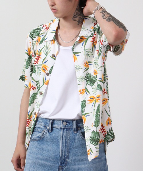 Ace（エース） ブラウス シャツ アロハシャツ 半袖 レディース メンズ