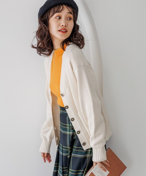 niko and…（ニコアンド） カーディガン 洗えるニコミリVネック