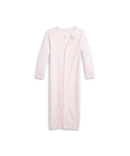 ベビー服 オールオーバー ポニー コンバーチブル ガウン カバーオール 