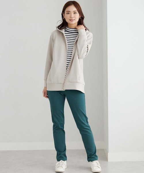BELLUNA PLUS（ベルーナプラス） パンツ 防風ストレッチ素材ストレート