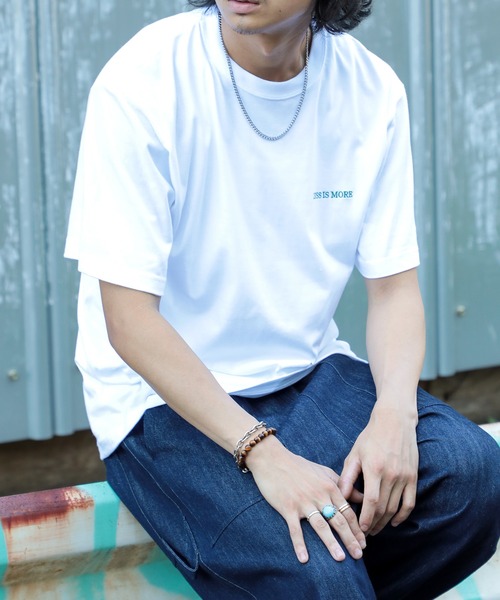 MAISON CLUB tシャツ 「MAISON CLUB」ワンポイント刺繍Basic Tee