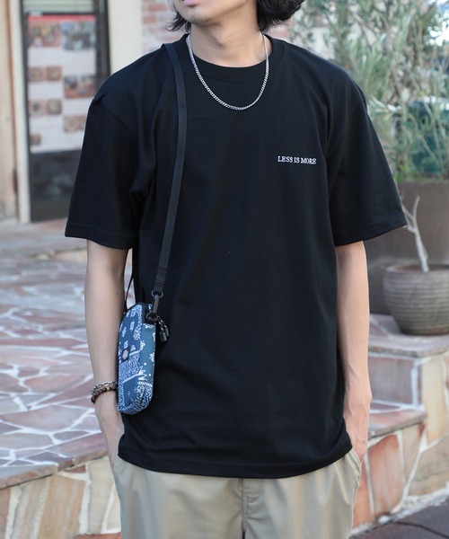MAISON CLUB tシャツ 「MAISON CLUB」ワンポイント刺繍Basic Tee