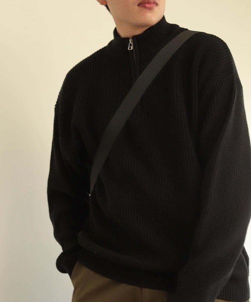 Mountain Research ブラックニットセーター Lサイズ Mountain Research ブラックニットセーター Lサイズ ハイネック