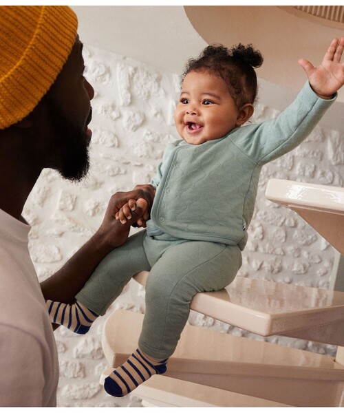 PETIT BATEAU（プチバトー） カーディガン チュビックキルティング2点