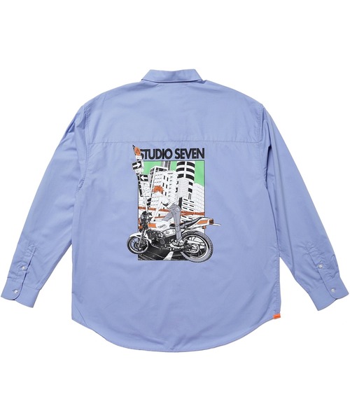 STUDIO SEVEN シャツ NAKAKI Graphic Shirt「STUDIOSEVEN