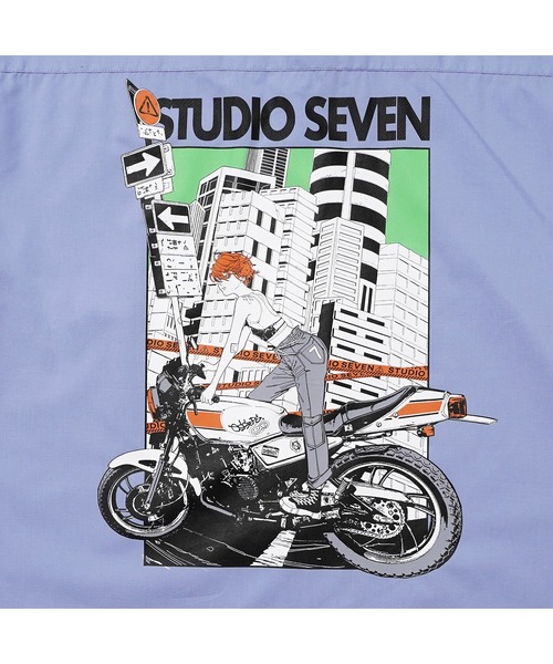 STUDIO SEVEN シャツ NAKAKI Graphic Shirt「STUDIOSEVEN