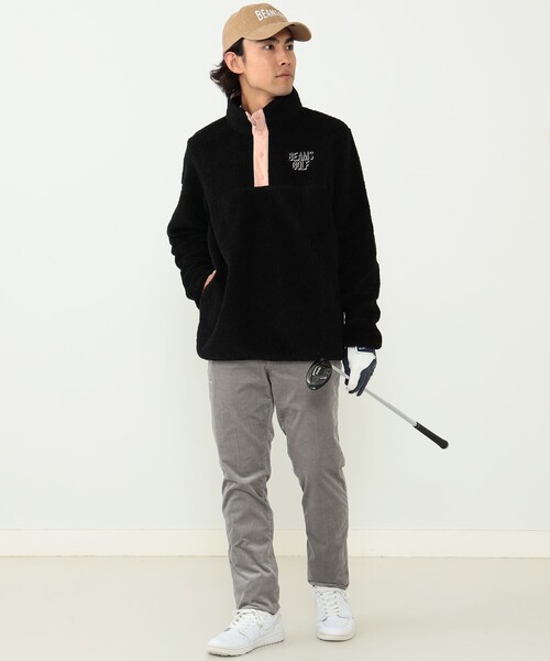 スウェット BEAMS GOLF ORANGE LABEL / ボア スナッププルオーバー BEAMS GOLF ORANGE LABEL ボア