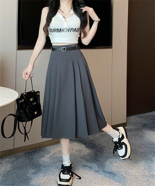 Dream garden（ドリームガーデン） スカート フロントプリーツフレア