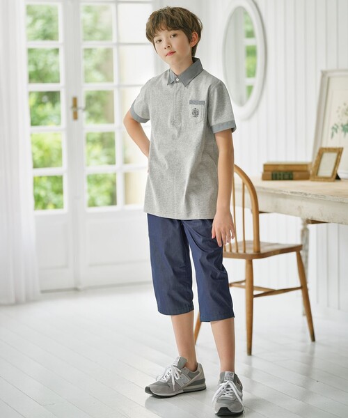 ジェイプレス キッズ ベスト ポロシャツ パンツ セット 140〜150 J.PRESS パンツ 「120-130cm」七分丈 キッズ 子供服 : ZOZOTOWN