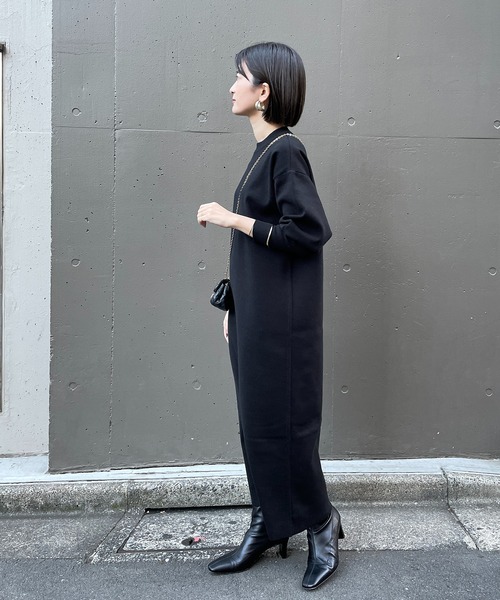 LOUNGEDRESS」 ニットワンピース FREE ブラック レディース : 80946482 