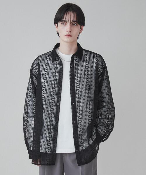 PUBLIC TOKYO チュールレース4WAYシャツ PUBLIC TOKYO（パブリックトウキョウ）の「【新潟県産