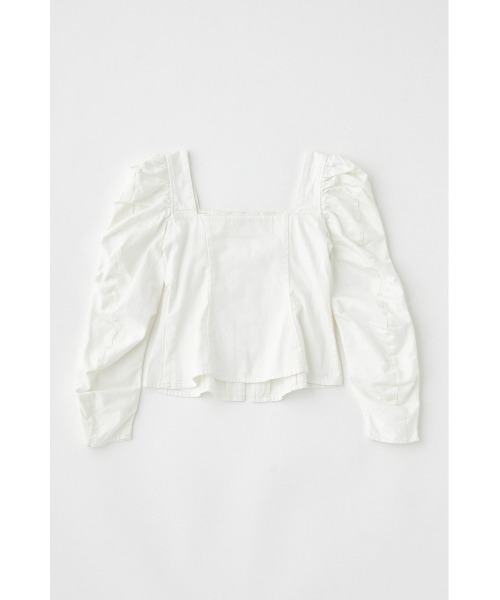 ブラウス シャツ WHT DENIM BUSTIER ブラウス レディース MOUSSY ブラウス シャツ WHT DENIM BUSTIER レディース