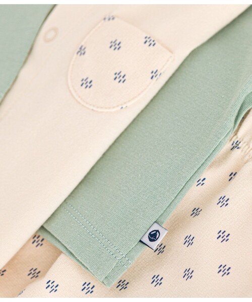 PETIT BATEAU（プチバトー） カーディガン ベビー3点セット キッズ