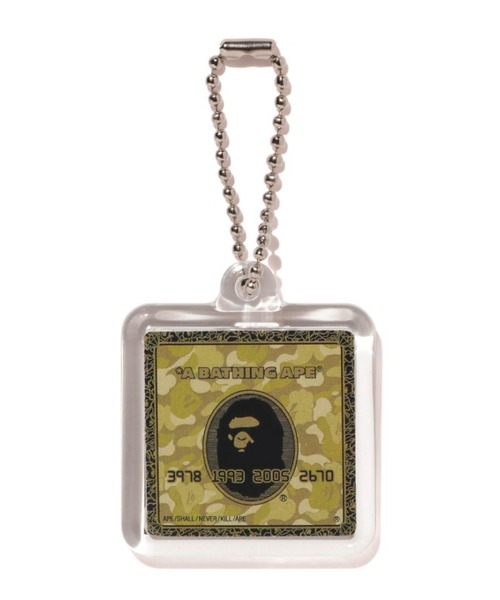 A BATHING APE（アベイシングエイプ） キーホルダー BAPE CARDEYCHAIN