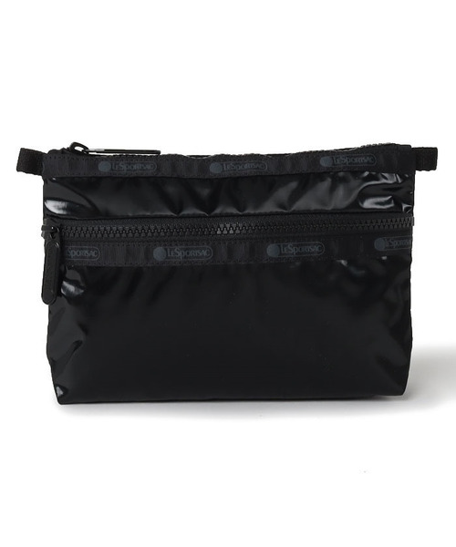 新品未使用✨　レスポートサック　ポーチ　トラベル　軽量　大容量　収納　黒 lesportsac レスポートサック（レディースポーチ）｜バッグ
