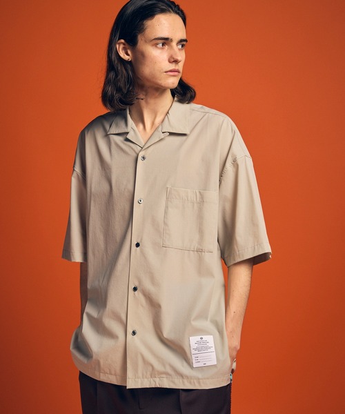 シャツ ブラウス 「UNISEX」Dry Touch Prime-Over Short Sleeve Open 