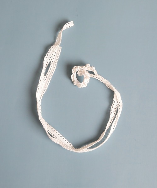 ⓝⓔⓦ【コットンレース×ギンガム】ベビーヘアクリップ　キッズ　ヘアゴム ⓝⓔⓦ【コットンレース×ギンガム】ベビーヘアクリップ キッズ