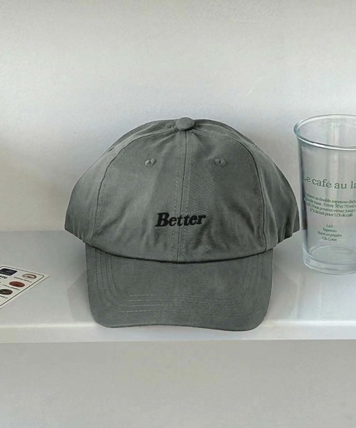 better goods キャップ キャップ 帽子 Betterロゴ刺繍キャップ レディース : ZOZOTOWN