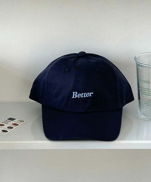 キャップ 帽子 Betterロゴ刺繍キャップ レディース : ZOZOTOWN