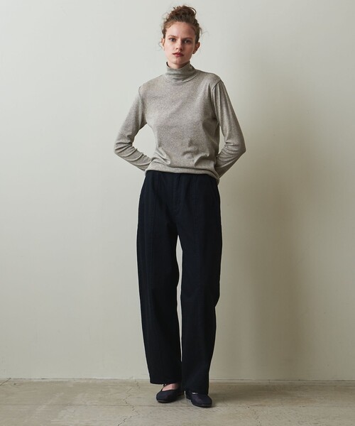 STEVEN ALAN tシャツ Tシャツ 「Steven Alan」ラメ タートルネック 
