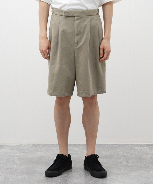 MARKAWARE ハーフパンツ コットン ウエポンチノショーツ 日本製 marka（マーカ） ハーフパンツ パンツ 短パン U.S.ARMY CHINO SHORTS