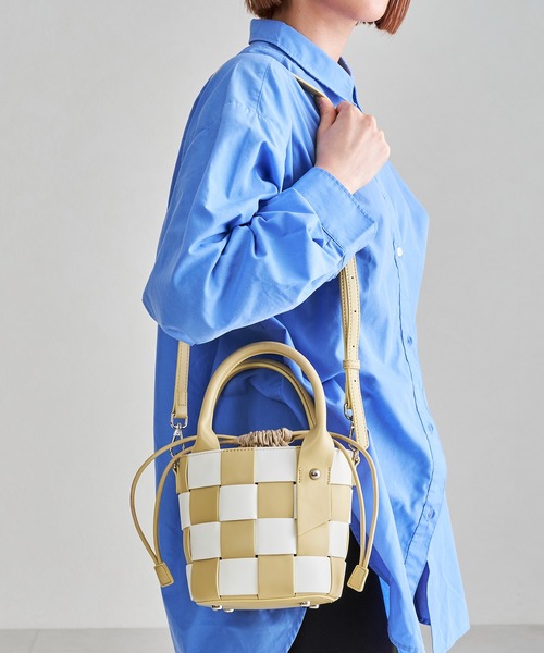 オリエンタルトラフィック（ORiental TRaffic）/編みデザインハンドバッグ/BA−229 ORiental TRaffic（オリエンタルトラフィック） ハンドバッグ 編み