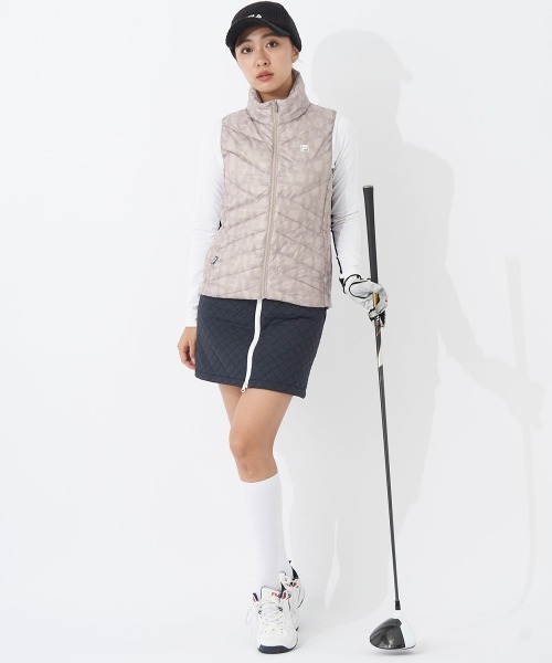 FILA GOLF ダウンベスト ベスト 撥水ハイブリッドダウンベスト