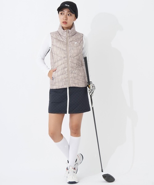 FILA GOLF ダウンベスト ベスト 撥水ハイブリッドダウンベスト