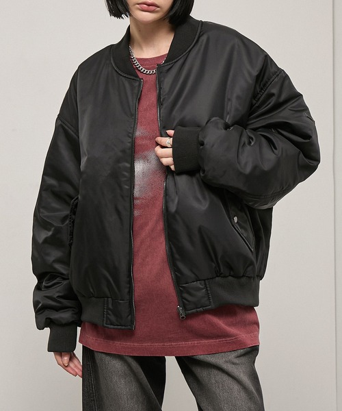 ma1 ma-1 「Alfred Alex」Reversible Bomber Jacket / リバーシブル