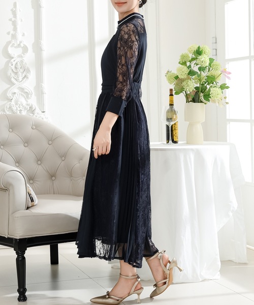 Lace Ladies（レースレディース） ドレス プチハイネック レース