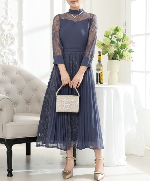 Lace Ladies（レースレディース） ドレス プチハイネック レース