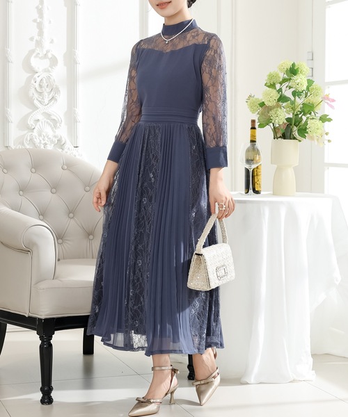 Lace Ladies（レースレディース） ドレス プチハイネック レース