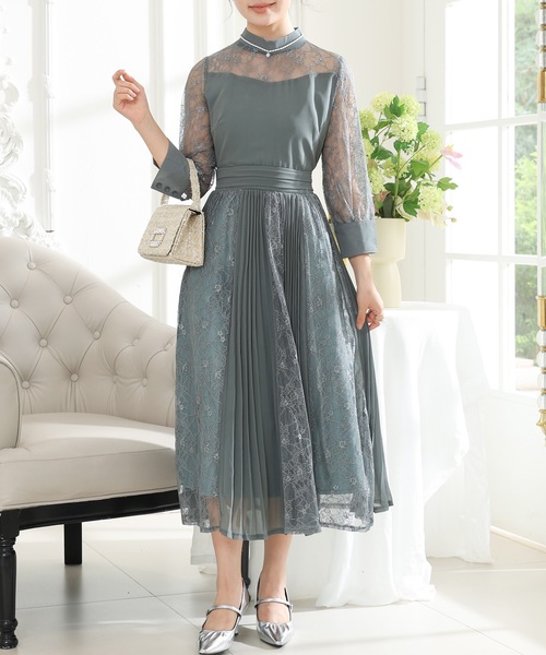 Lace Ladies（レースレディース） ドレス プチハイネック レース