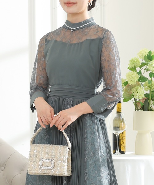 Lace Ladies（レースレディース） ドレス プチハイネック レース
