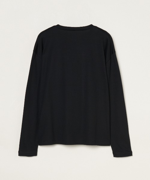 ニット セーター シルキーコットンニット ロングスリーブ レディース three dots ニット セーター シルキーコットンニット ロング