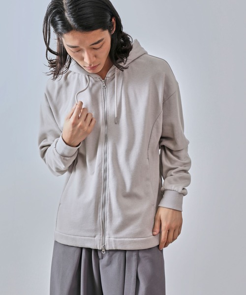 JUNHO パーカー Lサイズ A'GEM/9 × .kom『ACOVER/オコボ』Side Line Raglan Hoodie