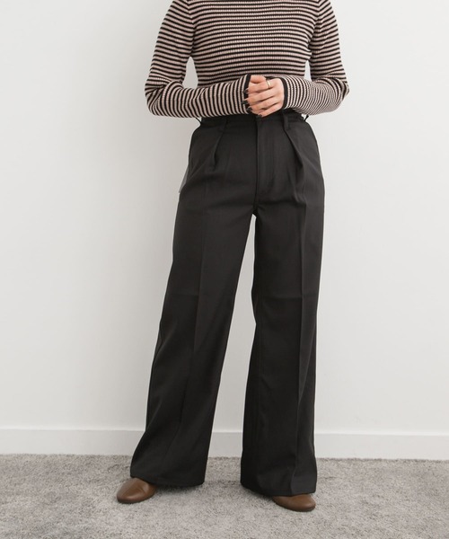 Wrangler（ラングラー） パンツ ランチャーワイドパンツ レディース