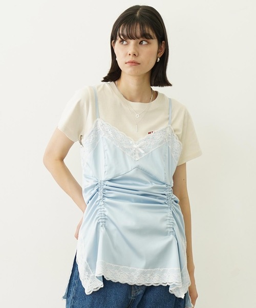キャミソール GATHERED CAMISOLE