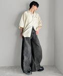 シャツ 半袖 抜け感叶える大人の上品スポーティ...の詳細画像4