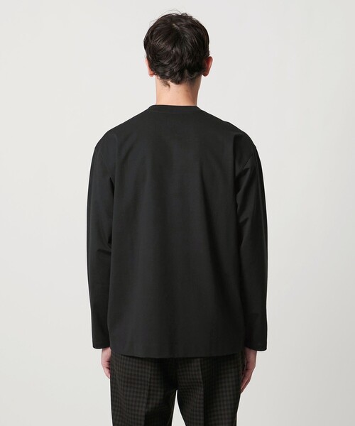 UNITED ARROWS ポンチ ロングTデオドラント 抗菌防臭 黒 M UNITED ARROWS tシャツ ポンチ ロングスリーブ Tシャツ
