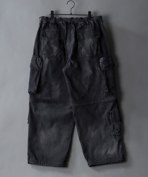 SITRY（シトリー） ワイドパンツ カーゴパンツ 2WAY Twill ＆ Denim