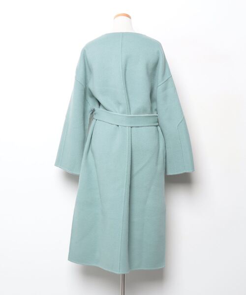 「FRAY I.D」 ノーカラーコート 0 グリーン レディース_画像2