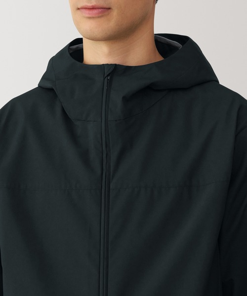 無印良品（MUJI） コート ジャケット 紳士 撥水 フードジャケット