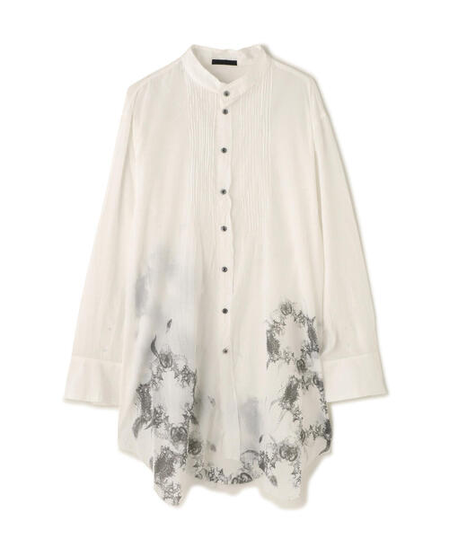 KMRii シャツ KMRii/ケムリ/別注Stand Collar Layer Shirt