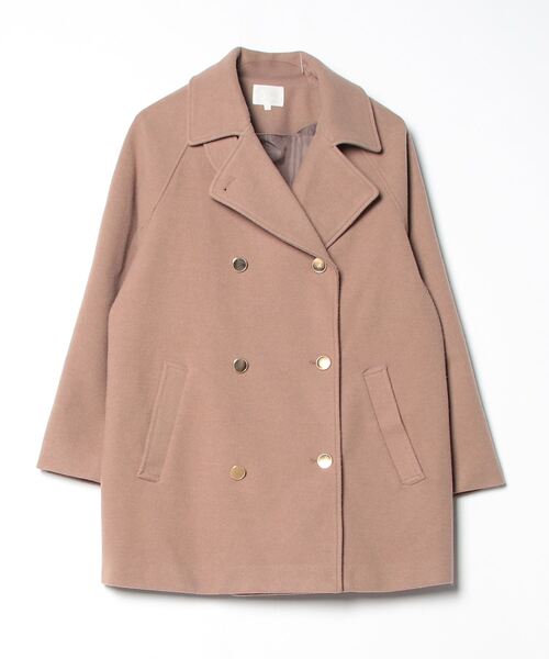 grove（グローブ） ピーコート 02 キャメル レディース : ZOZOTOWN
